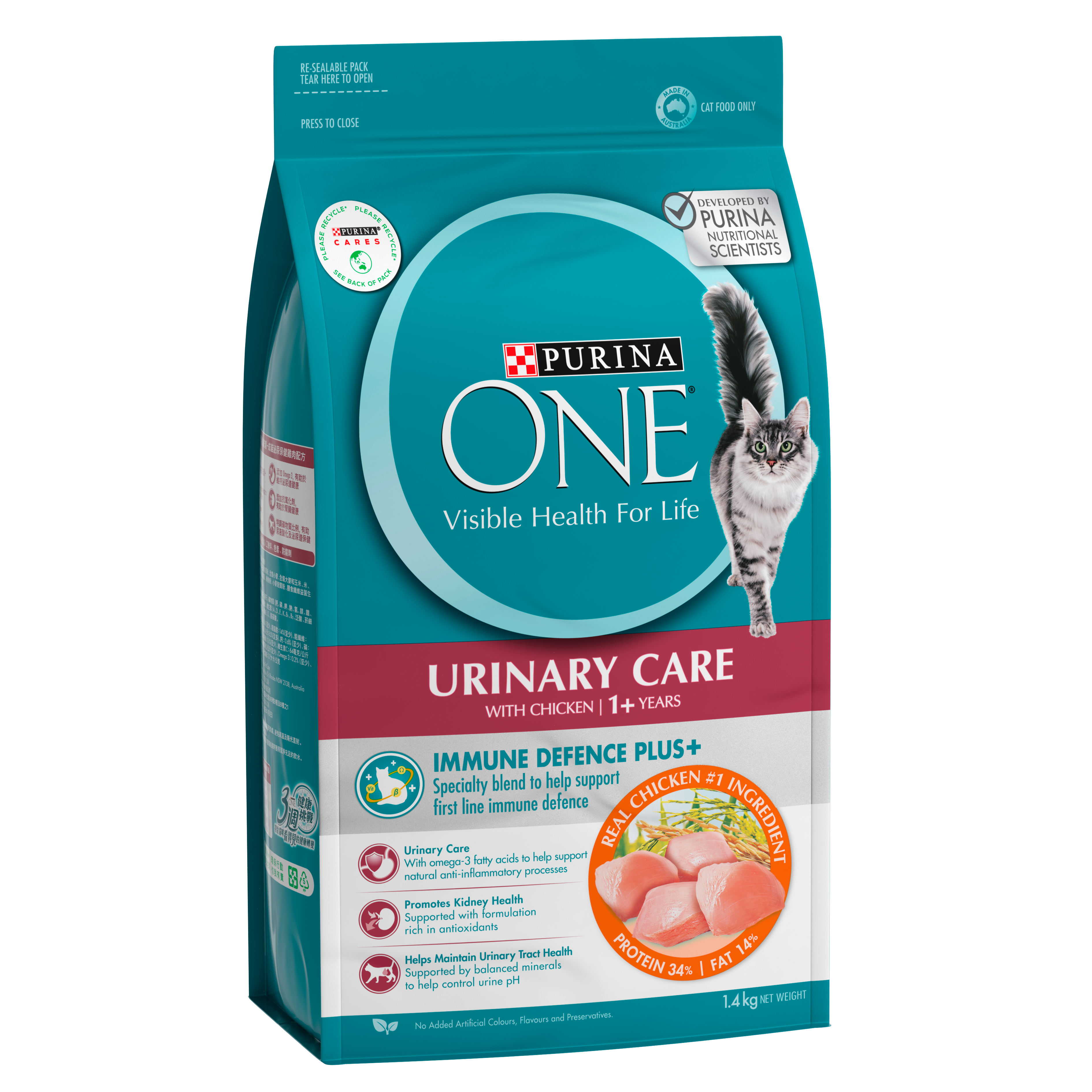 Purina ONE Urinary Care Chicken Dry Cat Food